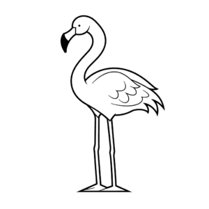 Dibujo fácil de flamenco