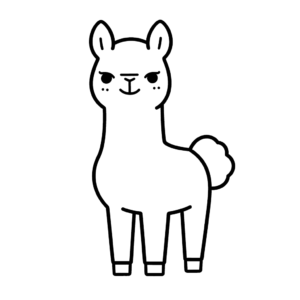 Dibujo fácil de llama
