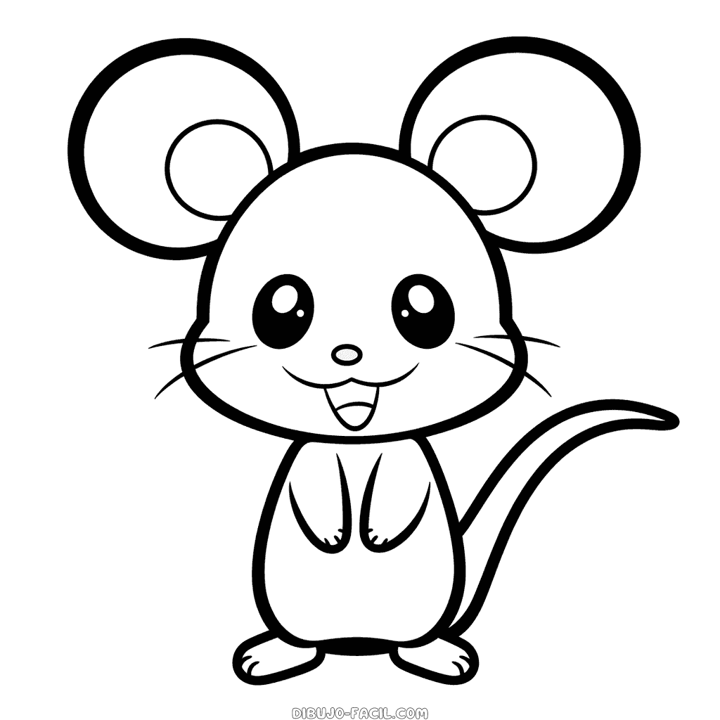 Dibujo fácil de ratón