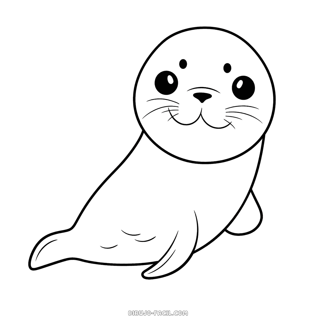 Dibujo fácil de sello