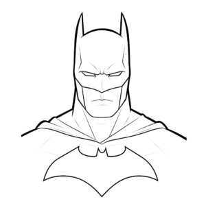 Dibujo fácil de batman