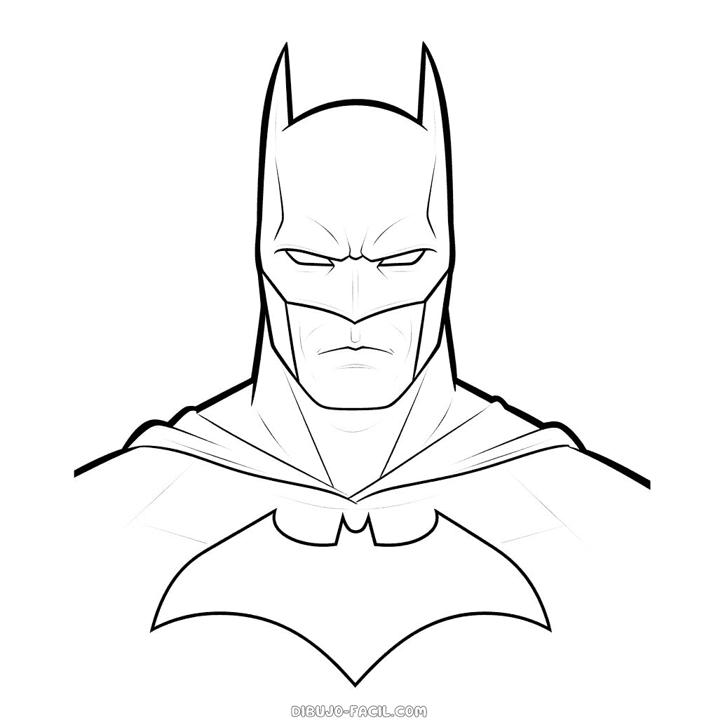 Dibujo fácil de batman