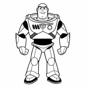 Dibujo fácil de buzz lightyear toy story