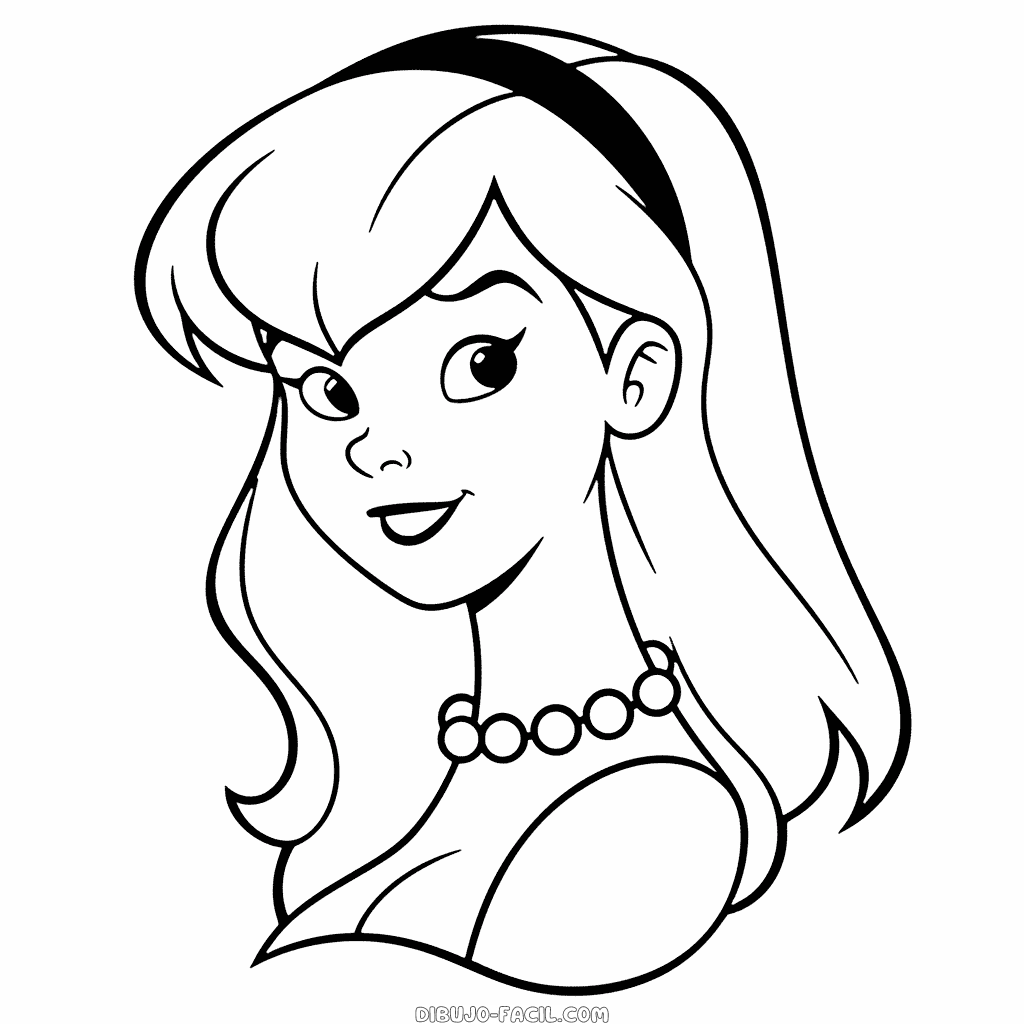 Dibujo fácil de daphne blake scooby-doo
