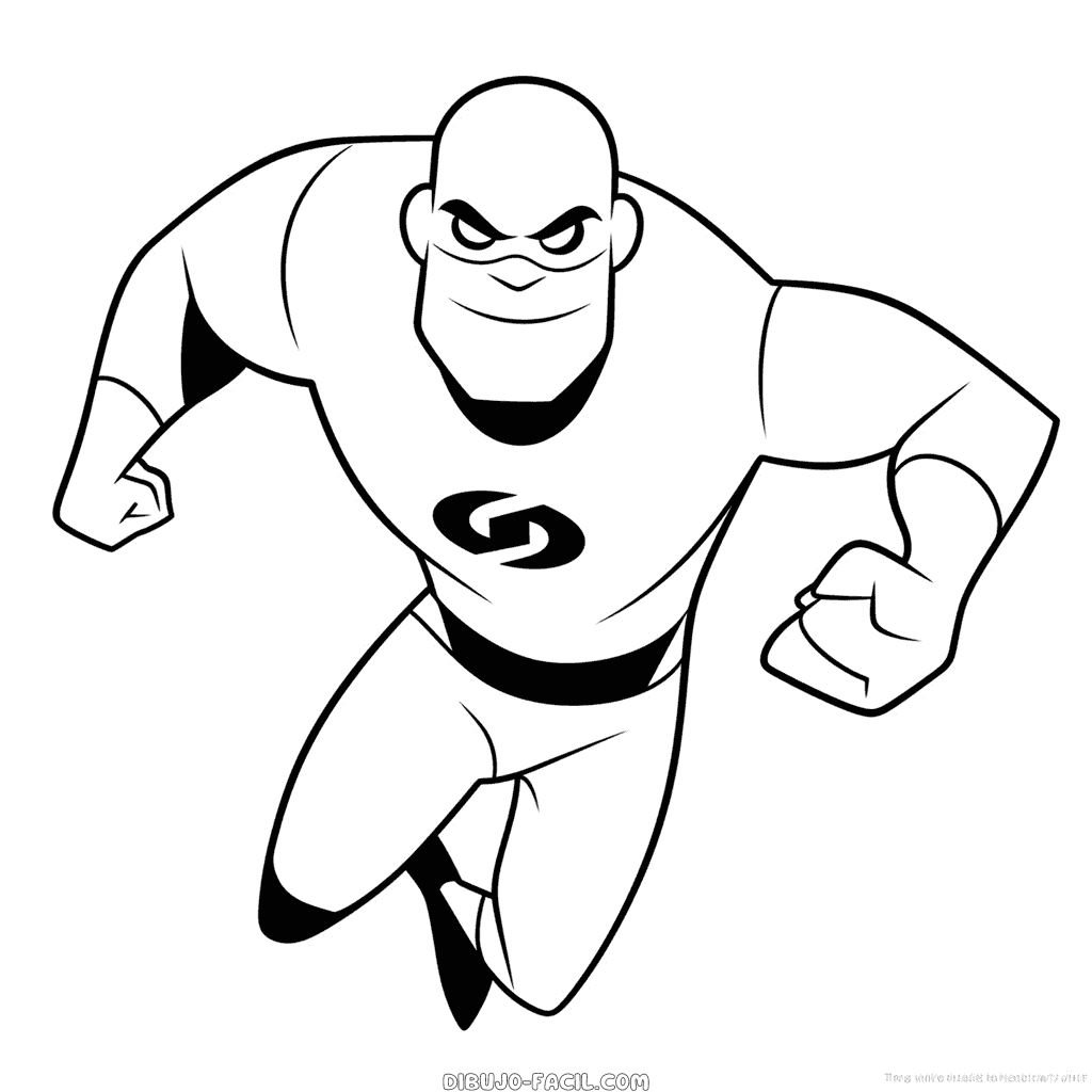 Dibujo fácil de frozone los increíbles