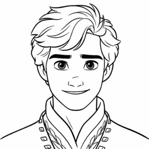 Dibujo fácil de kristoff frozen