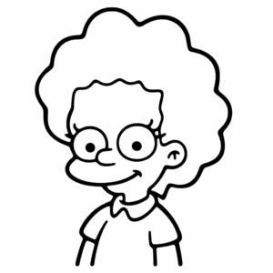 Dibujo fácil de lisa simpson los simpson