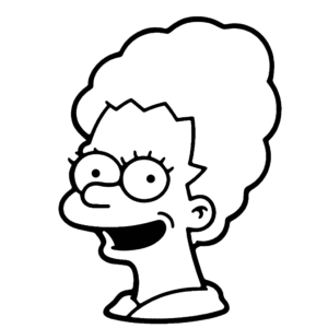 Dibujo fácil de marge simpson los simpson