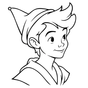 Dibujo fácil de peter pan