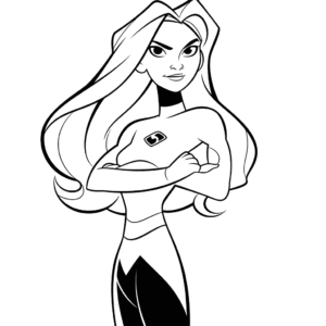 Dibujo fácil de shego kim possible