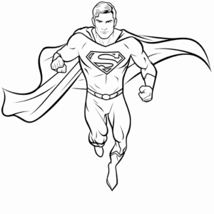 Dibujo fácil de superman