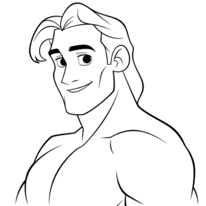 Dibujo fácil de tarzán