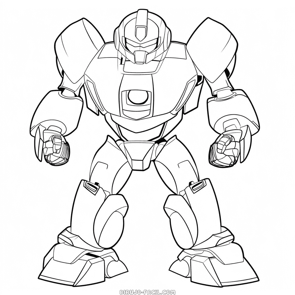 Dibujo fácil de transformers bumblebee