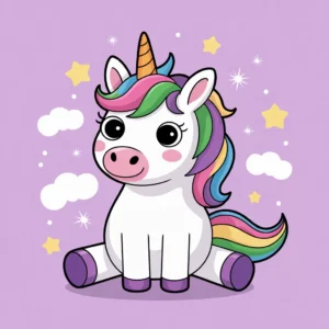 Dibujos Fáciles de Unicornio