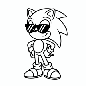 Dibujo fácil de Sonic Genial