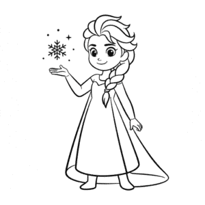 Dibujo Fácil de Anime Elsa