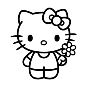 Dibujo Fácil de Anime Hello Kitty