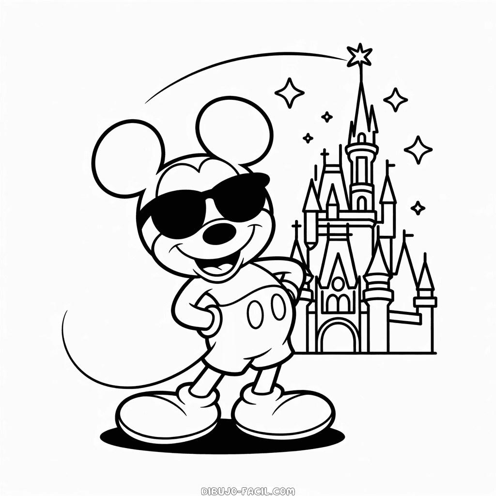 Dibujo Fácil de Asombroso Disney