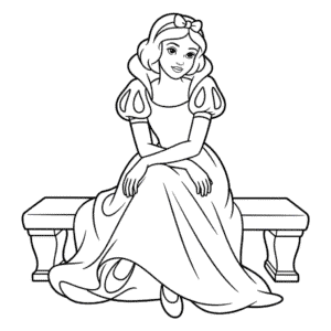 Dibujo Fácil de Blancanieves Realista