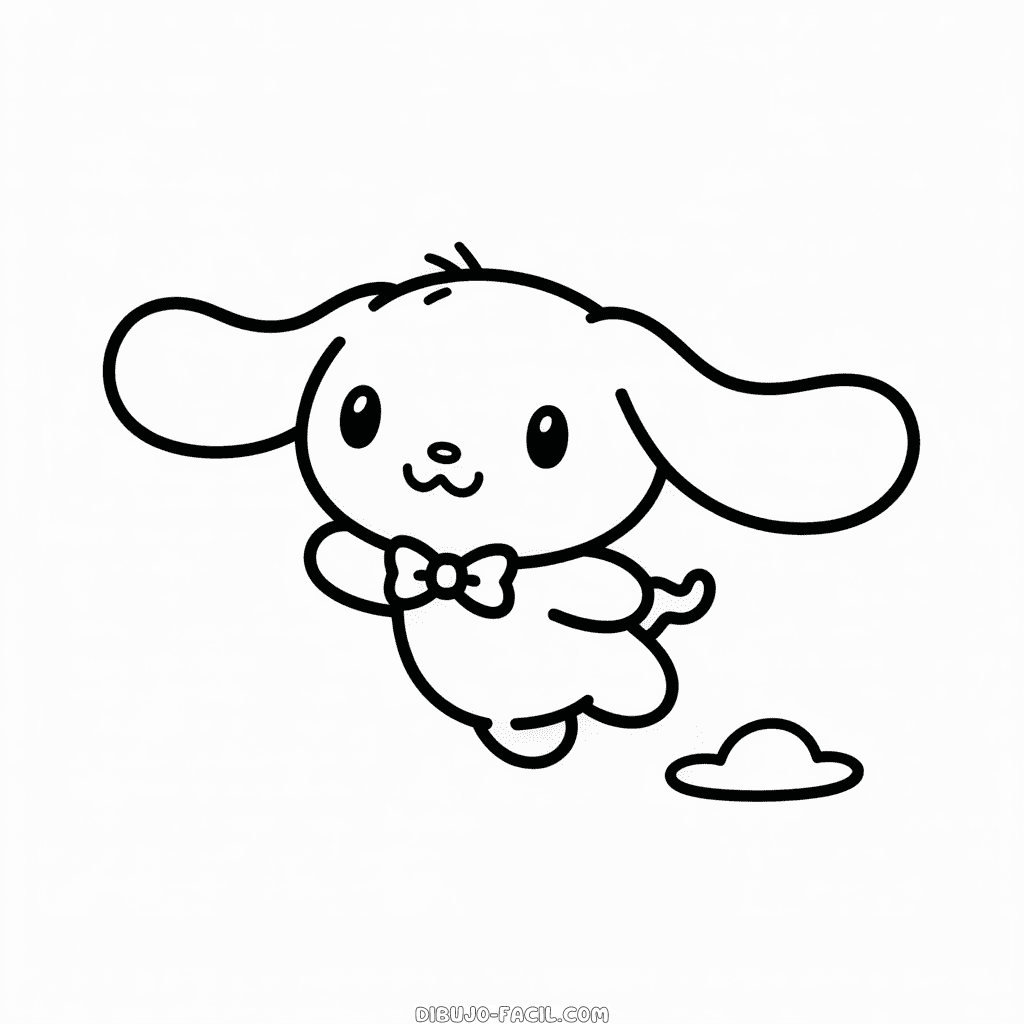 Dibujo Fácil de Cinnamoroll Hello Kitty