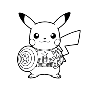 Dibujo Fácil de Cosplay Pikachu