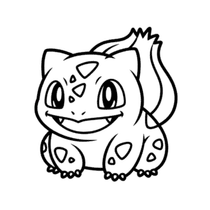 Dibujo Fácil de Lindo Bulbasaur Pokémon