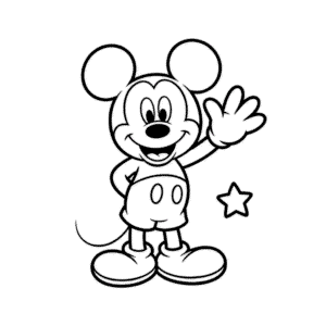 Dibujo Fácil de Personaje Animado de Disney