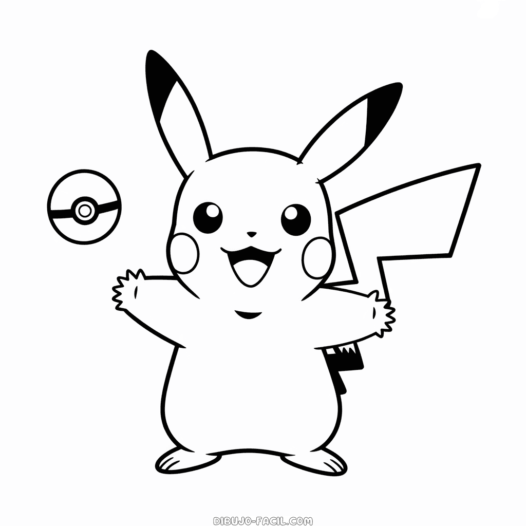 Dibujo Fácil de Pokémon Básico