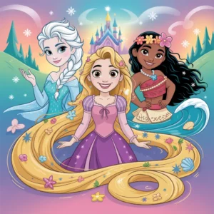 Dibujos Fáciles de Princesas Disney