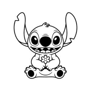 Dibujo Fácil de Lindo Stitch