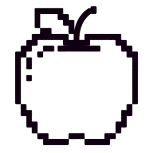 Dibujo Fácil de Minecraft Manzana