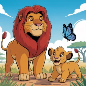 Dibujos Fáciles del Rey León