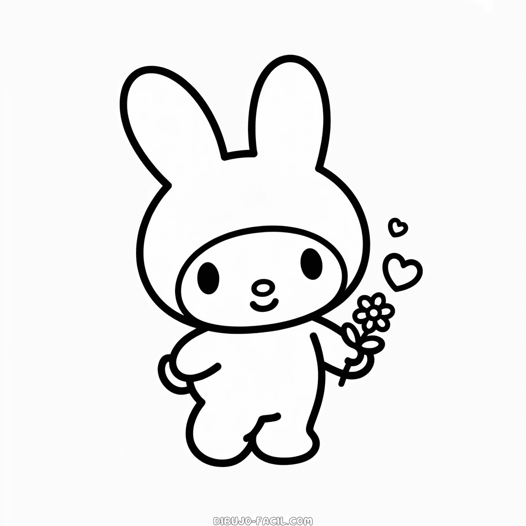 Dibujo Fácil de Hello Kitty Mi Melodía