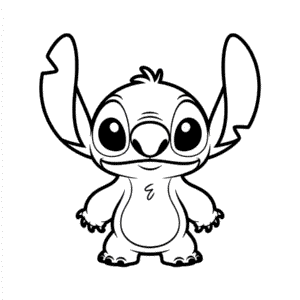 Dibujo Fácil de Lilo y Stitch