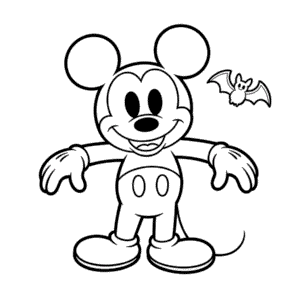Dibujo Fácil de Mickey Mouse Siniestro