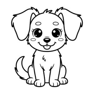 Dibujo Fácil de Perro de Anime