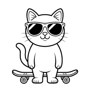 Dibujo Fácil de Gato Asombroso