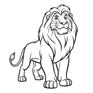 Dibujo Fácil de Mufasa de El Rey León