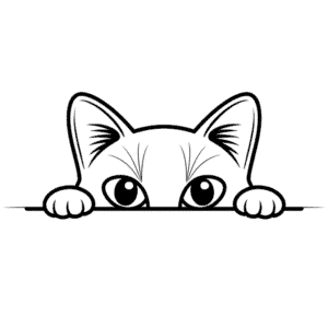 Dibujo Fácil de Ojos de Gato