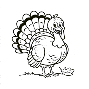 Dibujo Fácil de Película animada de pavo