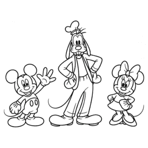 Dibujo Fácil de Personajes Mickey