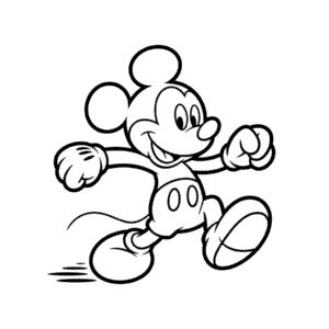 Dibujo Fácil de Animación de Mickey