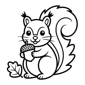 Dibujo Fácil de Animal Otoñal Lindo