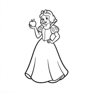 Dibujo Fácil de Arte de las Princesas de Disney