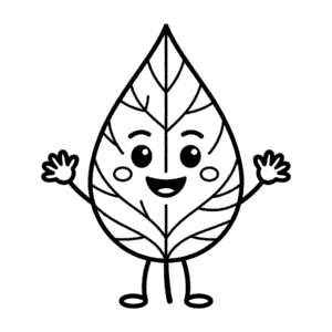 Dibujo Fácil de Dibujos Animados de Otoño