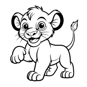 Dibujo Fácil de El Rey León Dibujos Animados