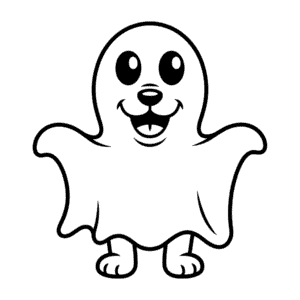 Dibujo Fácil de Animal en Disfraz de Halloween