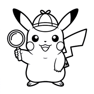 Dibujo Fácil de Detective Pikachu
