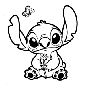 Dibujo Fácil de Dibujo de Stitch