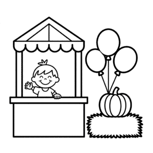 Dibujo Fácil de Festival de Otoño